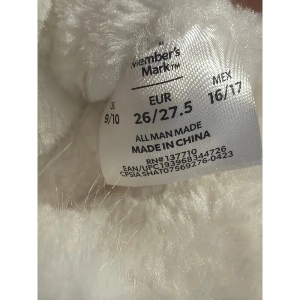 Member's Mark Girl's Pink & White Unicorn Winter Snow Boots Size 9/10